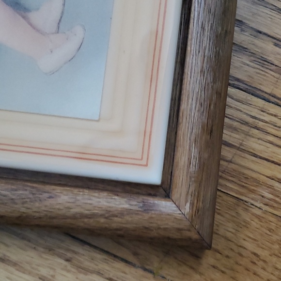 Vintage Bessie Pease Guttman oak framed tile art - Picture 4 of 9